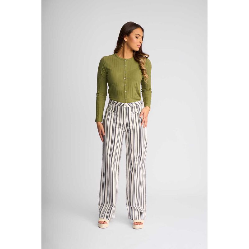 Vassalli Wide Leg Full Length Jean image number 3